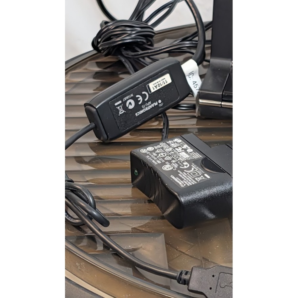 Plantronics Savi W740 Wireless Headset System Black Good Noise Canceling PC Desk - Picture 4 of 10